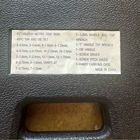 Two Tap and Die Sets – Metric & SAE – Complete & Partial – Thread Cutting Tools - Picture 8 of 9